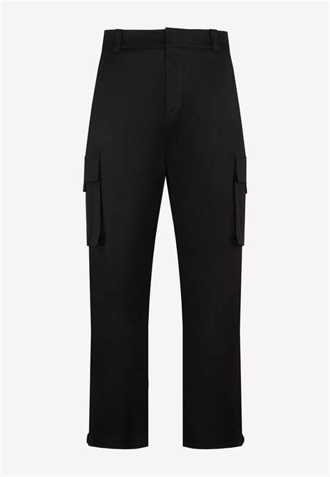 dior black cargo pants|christian dior cargo pants.